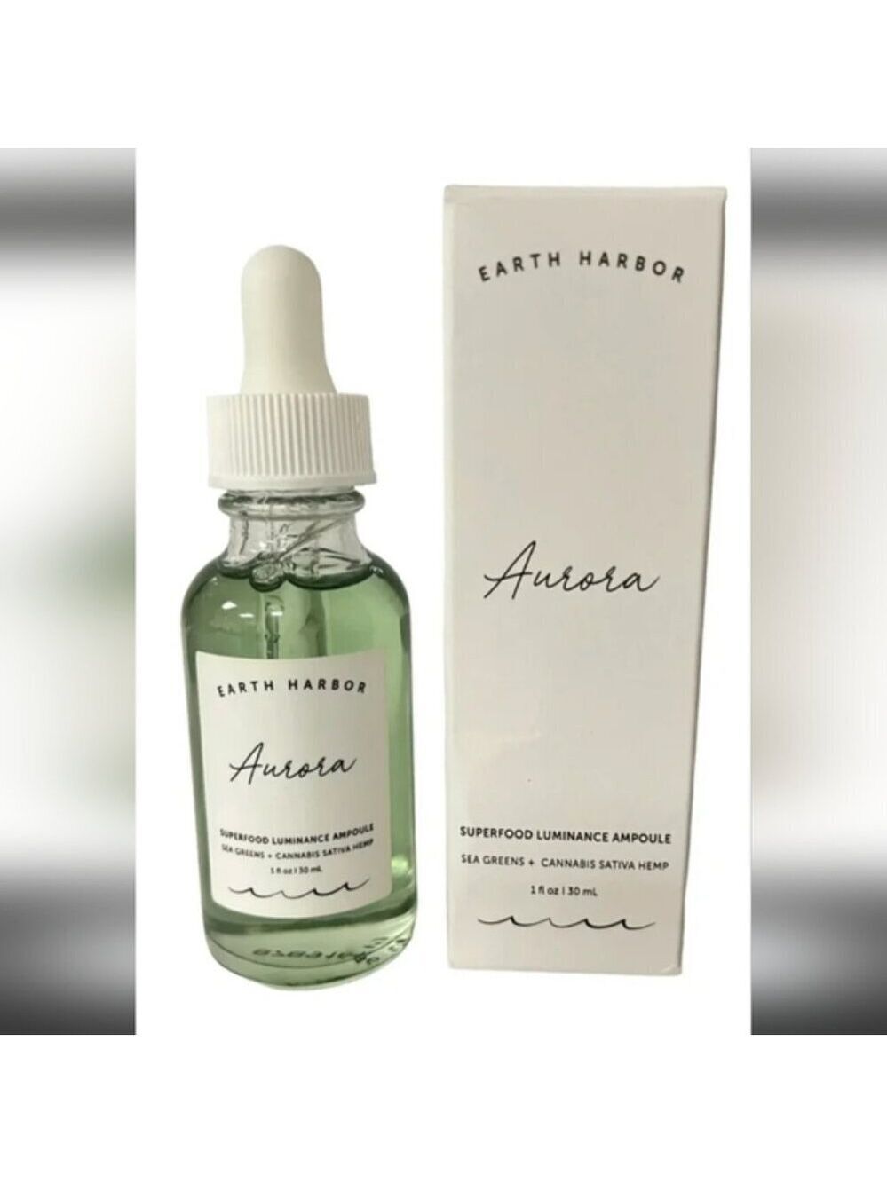 NIB Earth Harbor Aurora Super  luminance Serum 1 fl oz 30 ml